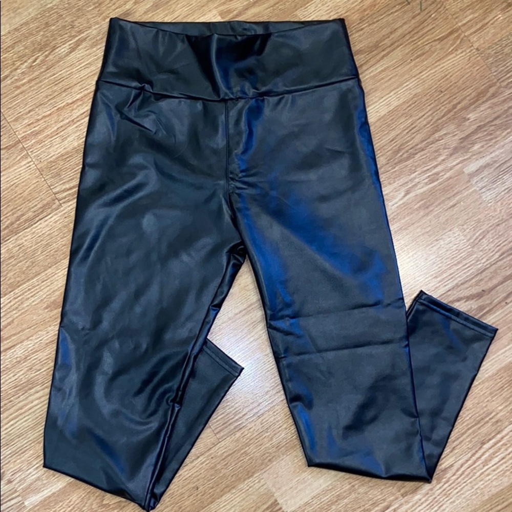 Faux Leather Leggings NWOT